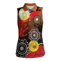 NAIDOC 2025 The Next Generation Women Sleeveless Polo Shirt Aboriginal-Islanders Inspired Story
