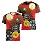 NAIDOC 2025 The Next Generation Women V-Neck T-Shirt Aboriginal-Islanders Inspired Story