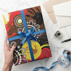 NAIDOC 2025 The Next Generation Wrapping Paper Aboriginal-Islanders Inspired Story - Aussie Hoodie