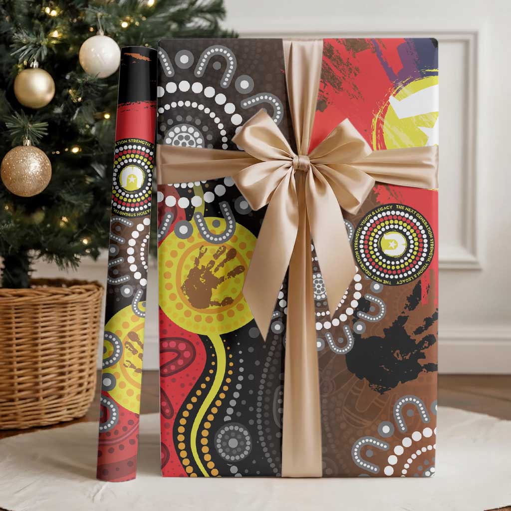 NAIDOC 2025 The Next Generation Wrapping Paper Aboriginal-Islanders Inspired Story - Aussie Hoodie