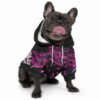 New Zealand Pet Hoodie Matariki NZ Manaia with Paua Shell - Pink