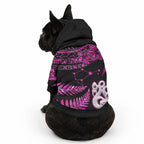 New Zealand Pet Hoodie Matariki NZ Manaia with Paua Shell - Pink