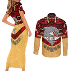 dolphins-rugby-couples-matching-short-sleeve-bodycon-dress-and-long-sleeve-button-shirts-polynesian-and-aboriginal-vibe