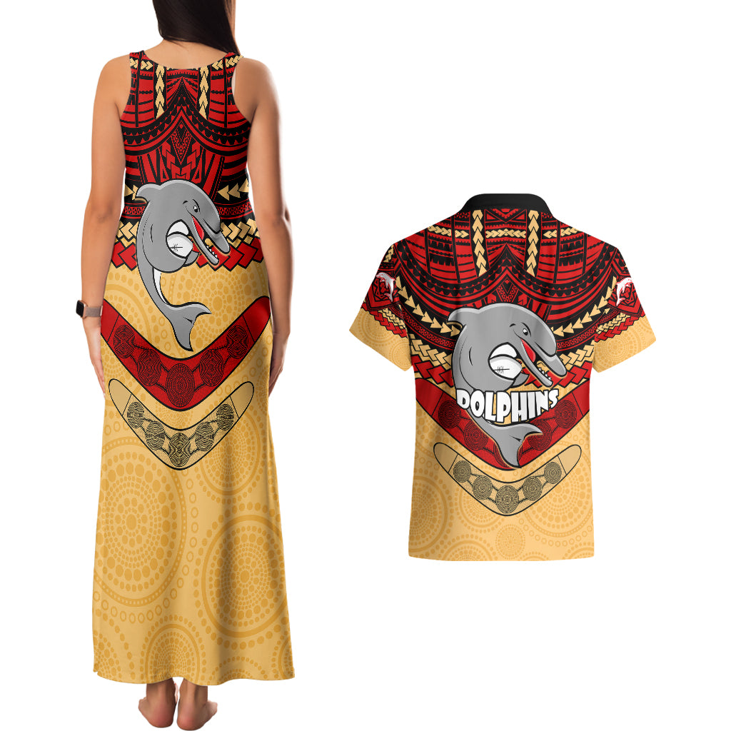 dolphins-rugby-couples-matching-tank-maxi-dress-and-hawaiian-shirt-polynesian-and-aboriginal-vibe