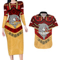 custom-dolphins-rugby-couples-matching-long-sleeve-bodycon-dress-and-hawaiian-shirt-polynesian-and-aboriginal-vibe