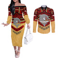custom-dolphins-rugby-couples-matching-off-the-shoulder-long-sleeve-dress-and-long-sleeve-button-shirts-polynesian-and-aboriginal-vibe