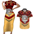 custom-dolphins-rugby-couples-matching-short-sleeve-bodycon-dress-and-hawaiian-shirt-polynesian-and-aboriginal-vibe