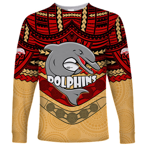 custom-dolphins-rugby-long-sleeve-shirt-polynesian-and-aboriginal-vibe