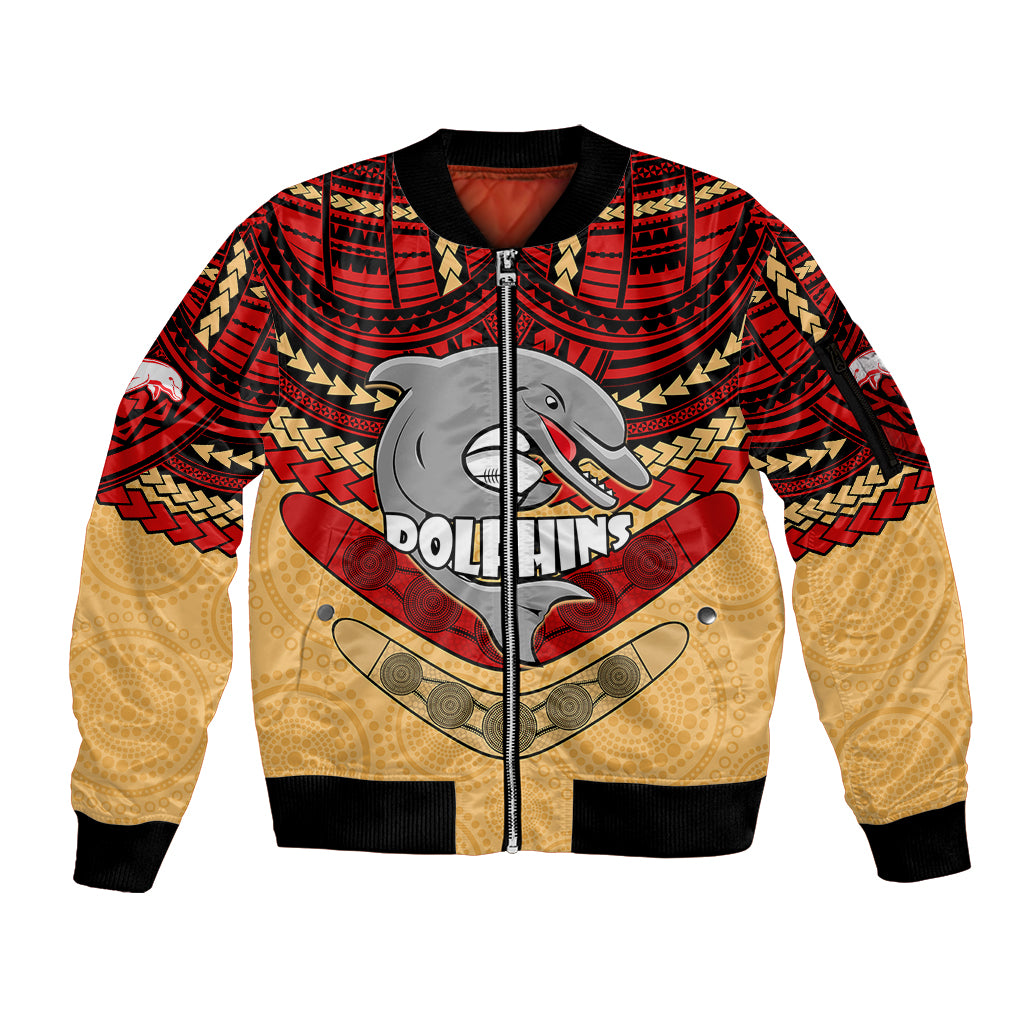 custom-dolphins-rugby-sleeve-zip-bomber-jacket-polynesian-and-aboriginal-vibe