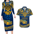 eels-rugby-couples-matching-long-sleeve-bodycon-dress-and-hawaiian-shirt-polynesian-and-aboriginal-vibe
