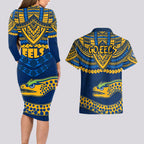 eels-rugby-couples-matching-long-sleeve-bodycon-dress-and-hawaiian-shirt-polynesian-and-aboriginal-vibe