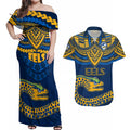 eels-rugby-couples-matching-off-shoulder-maxi-dress-and-hawaiian-shirt-polynesian-and-aboriginal-vibe