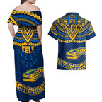 eels-rugby-couples-matching-off-shoulder-maxi-dress-and-hawaiian-shirt-polynesian-and-aboriginal-vibe