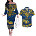 eels-rugby-couples-matching-off-the-shoulder-long-sleeve-dress-and-hawaiian-shirt-polynesian-and-aboriginal-vibe