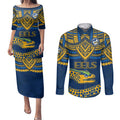 eels-rugby-couples-matching-puletasi-dress-and-long-sleeve-button-shirts-polynesian-and-aboriginal-vibe