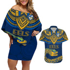 custom-eels-rugby-couples-matching-off-shoulder-short-dress-and-hawaiian-shirt-polynesian-and-aboriginal-vibe