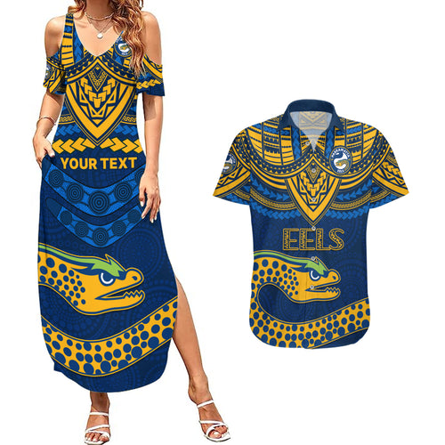 custom-eels-rugby-couples-matching-summer-maxi-dress-and-hawaiian-shirt-polynesian-and-aboriginal-vibe