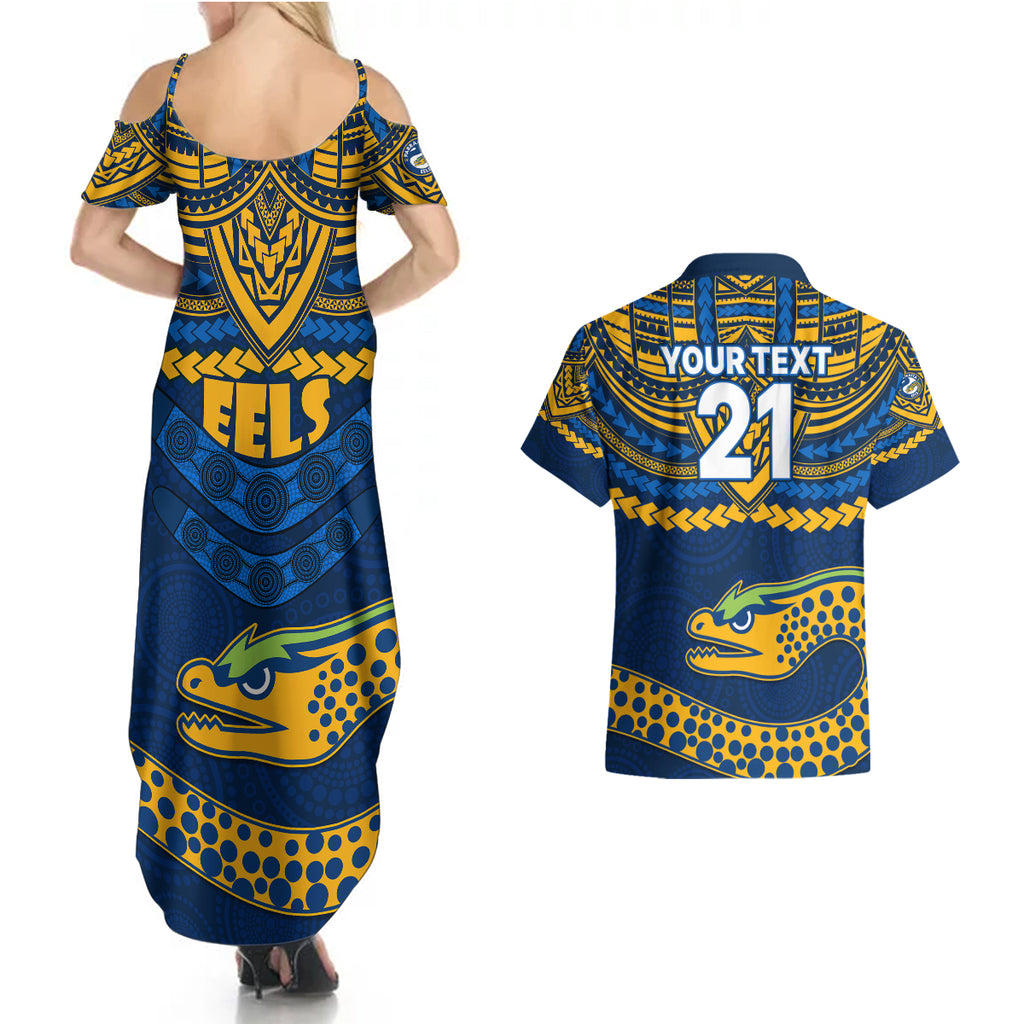 custom-eels-rugby-couples-matching-summer-maxi-dress-and-hawaiian-shirt-polynesian-and-aboriginal-vibe