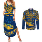 custom-eels-rugby-couples-matching-summer-maxi-dress-and-long-sleeve-button-shirts-polynesian-and-aboriginal-vibe