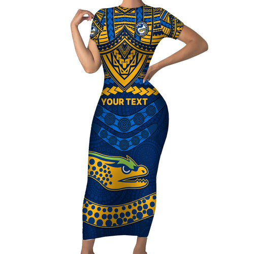 custom-eels-rugby-short-sleeve-bodycon-dress-polynesian-and-aboriginal-vibe