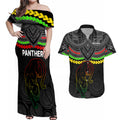 panthers-rugby-couples-matching-off-shoulder-maxi-dress-and-hawaiian-shirt-polynesian-and-aboriginal-vibe
