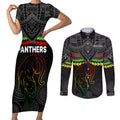 panthers-rugby-couples-matching-short-sleeve-bodycon-dress-and-long-sleeve-button-shirts-polynesian-and-aboriginal-vibe