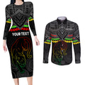 custom-panthers-rugby-couples-matching-long-sleeve-bodycon-dress-and-long-sleeve-button-shirts-polynesian-and-aboriginal-vibe
