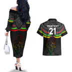 custom-panthers-rugby-couples-matching-off-the-shoulder-long-sleeve-dress-and-hawaiian-shirt-polynesian-and-aboriginal-vibe