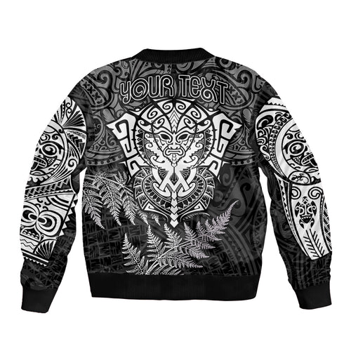 personalised-new-zealand-rugby-bomber-jacket-silver-fern-all-black-mix-ta-moko-white-style