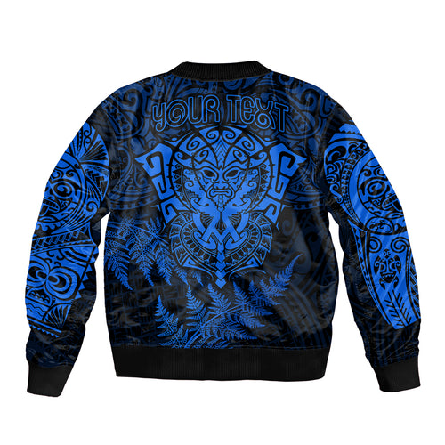 personalised-new-zealand-rugby-bomber-jacket-silver-fern-all-black-mix-ta-moko-blue-style