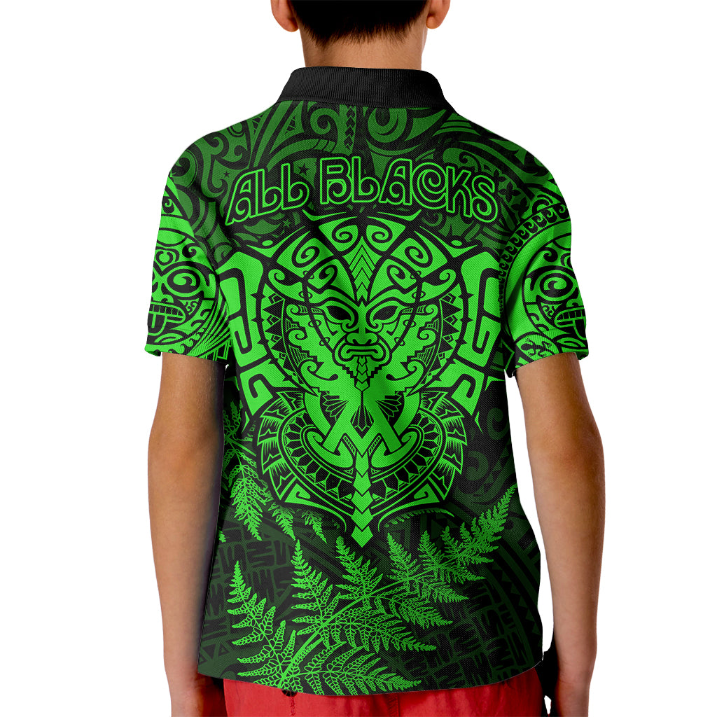 new-zealand-rugby-kid-polo-shirt-silver-fern-all-black-mix-ta-moko-green-style