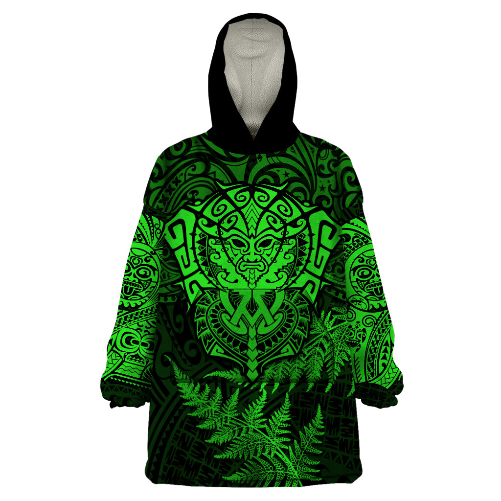 new-zealand-rugby-wearable-blanket-hoodie-silver-fern-all-black-mix-ta-moko-green-style