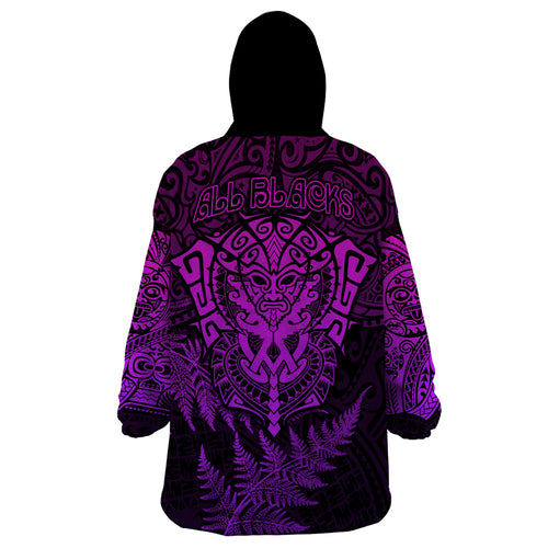 new-zealand-rugby-wearable-blanket-hoodie-silver-fern-all-black-mix-ta-moko-purple-style