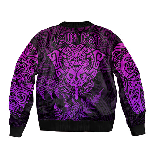 personalised-new-zealand-rugby-bomber-jacket-silver-fern-all-black-mix-ta-moko-purple-style