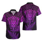 personalised-new-zealand-rugby-hawaiian-shirt-silver-fern-all-black-mix-ta-moko-purple-style