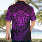 personalised-new-zealand-rugby-hawaiian-shirt-silver-fern-all-black-mix-ta-moko-purple-style