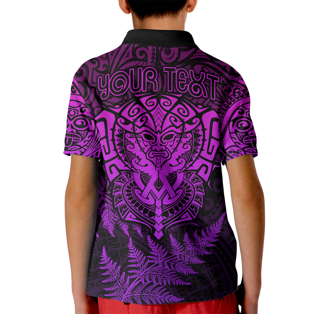 personalised-new-zealand-rugby-kid-polo-shirt-silver-fern-all-black-mix-ta-moko-purple-style