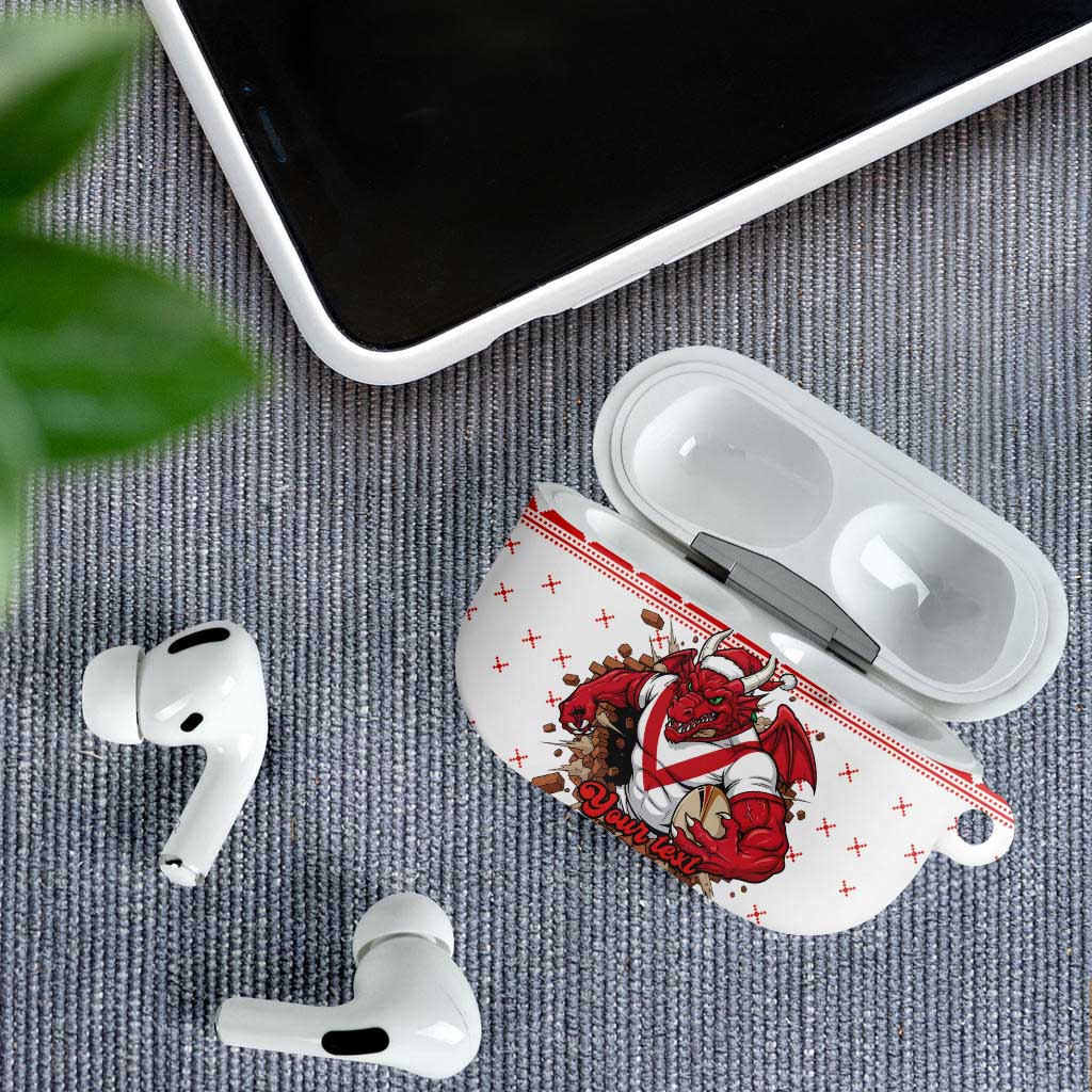 Illawarra Dragons Fire Personalised AirPods Case Christmas Rugby League Spirit - Aussie Hoodie