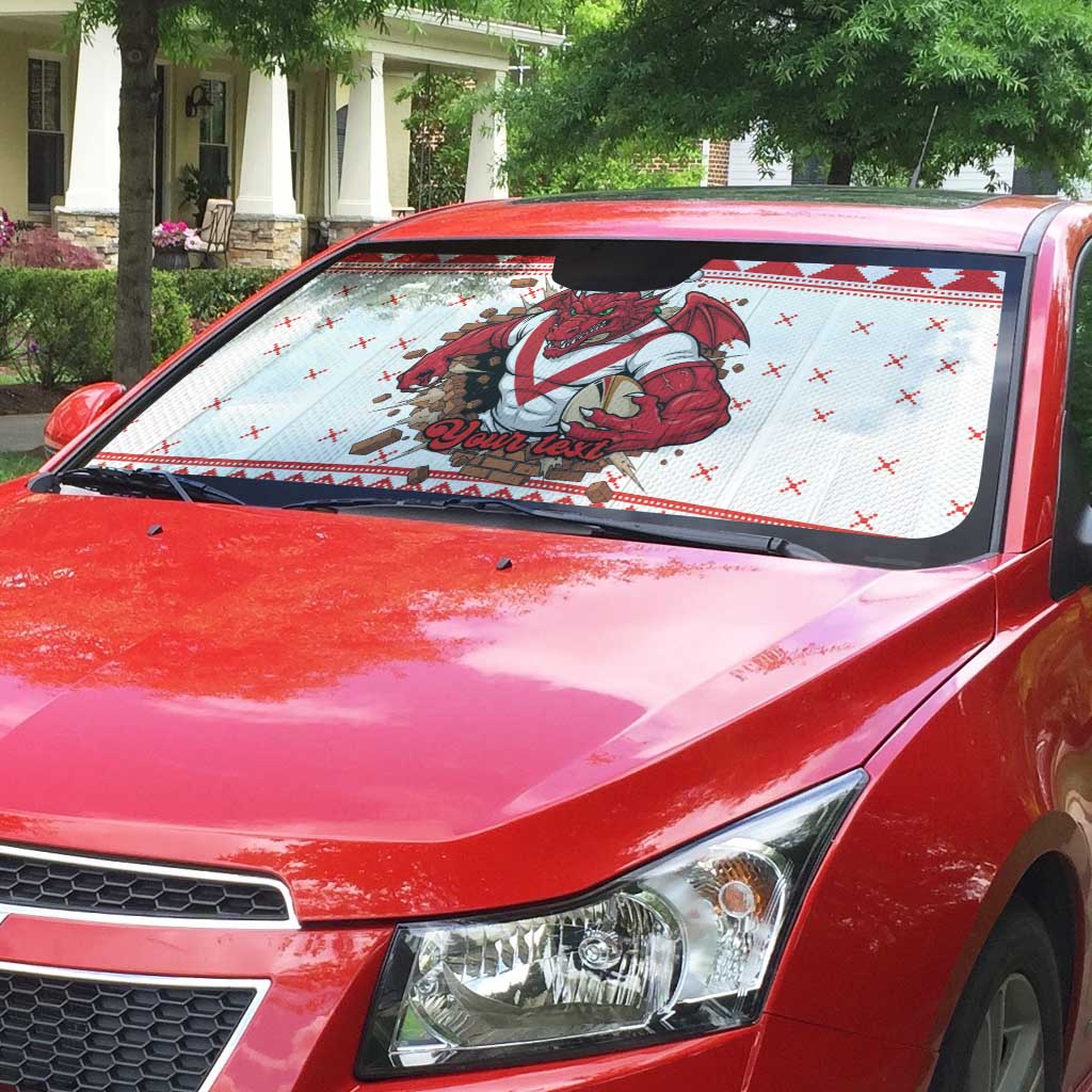 Illawarra Dragons Fire Personalised Auto Sun Shade Christmas Rugby League Spirit - Aussie Hoodie