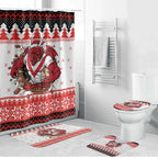 Illawarra Dragons Fire Personalised Bathroom Set Christmas Rugby League Spirit - Aussie Hoodie