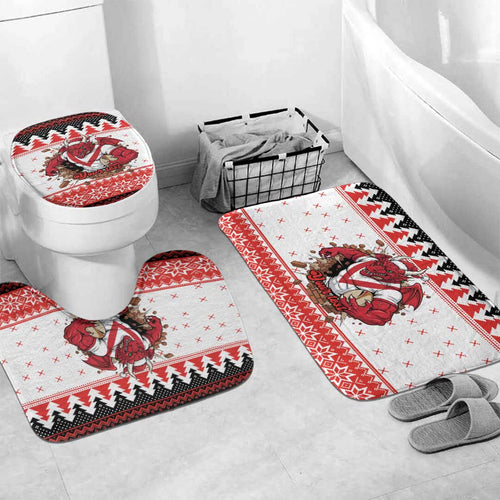 Illawarra Dragons Fire Personalised Bathroom Set Christmas Rugby League Spirit - Aussie Hoodie
