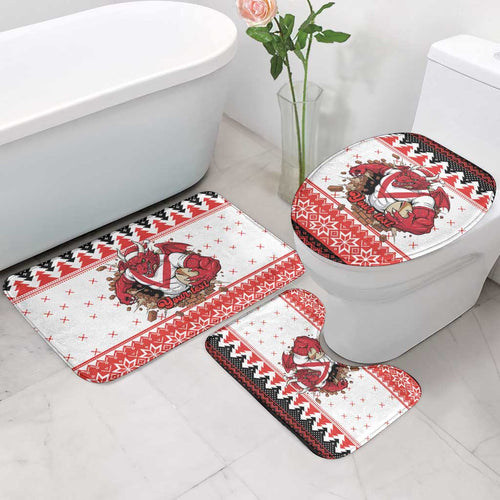 Illawarra Dragons Fire Personalised Bathroom Set Christmas Rugby League Spirit - Aussie Hoodie