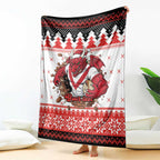 Illawarra Dragons Fire Personalised Blanket Christmas Rugby League Spirit - Aussie Hoodie