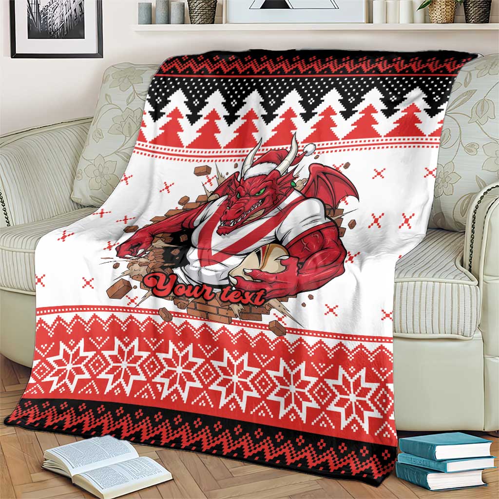 Illawarra Dragons Fire Personalised Blanket Christmas Rugby League Spirit - Aussie Hoodie