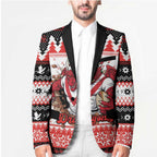 Illawarra Dragons Fire Personalised Blazer Christmas Rugby League Spirit - Aussie Hoodie