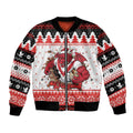 Illawarra Dragons Fire Personalised Bomber Jacket Christmas Rugby League Spirit - Aussie Hoodie