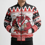 Illawarra Dragons Fire Personalised Bomber Puffer Jacket Christmas Rugby League Spirit - Aussie Hoodie