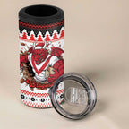Illawarra Dragons Fire Personalised 4 in 1 Can Cooler Tumbler Christmas Rugby League Spirit - Aussie Hoodie
