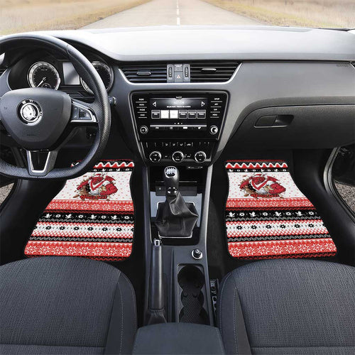 Illawarra Dragons Fire Personalised Car Mats Christmas Rugby League Spirit - Aussie Hoodie