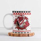 Illawarra Dragons Fire Personalised Ceramic Mug Christmas Rugby League Spirit - Aussie Hoodie